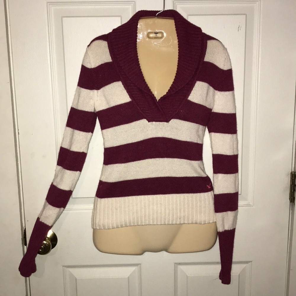 American Eagle Striped Sweater